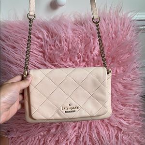 Kate Spade Quilted Light Pink Crossbody